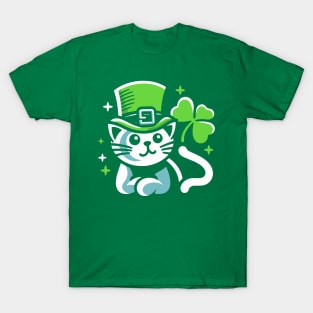 ST Patricks Day Cat T-Shirt